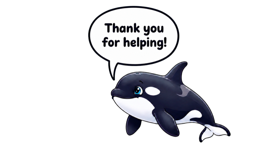 Kiko saying, ‘Thank you for helping!’